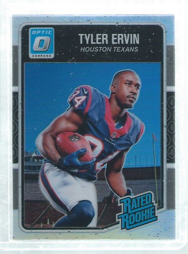 TYLER ERVIN 2016 DONRUSS OPTIC RATED ROOKIE SILVER HOLO RC #198