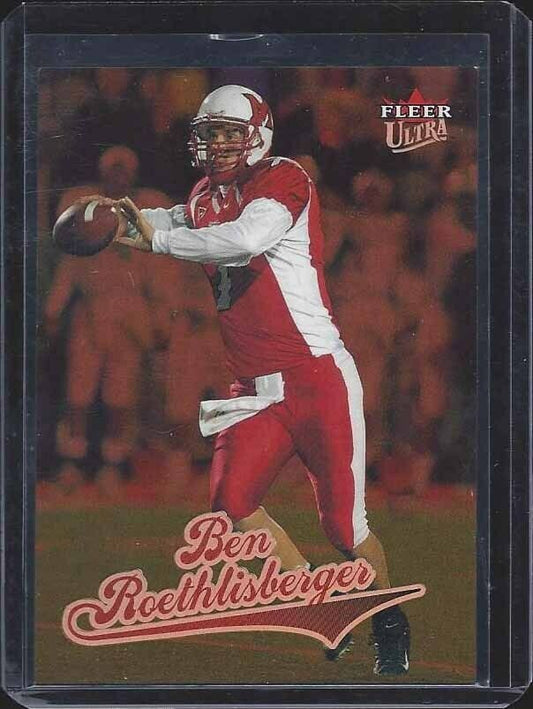 BEN ROETHLISBERGER 2004 FLEER ULTRA TRUE ROOKIE RC #213