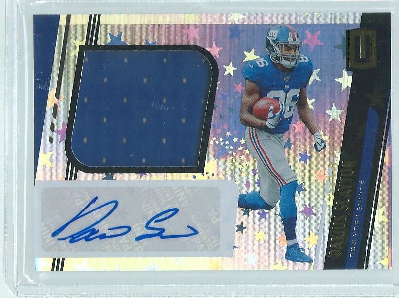 DARIUS SLAYTON 2019 PANINI UNPARALLELED JERSEY AUTO ASTRAL RC #D 74/150