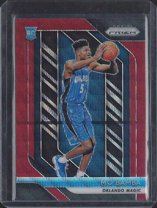 MO BAMBA 2018-19 PANINI PRIZM RUBY WAVE RED ROOKIE PRIZMS RC #99