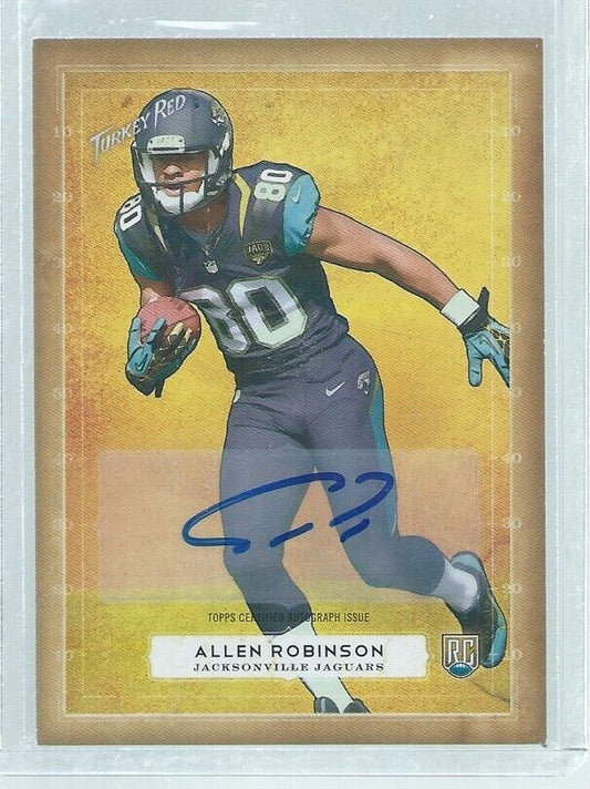 ALLEN ROBINSON 2014 TOPPS TURKEY RED AUTO RC #55
