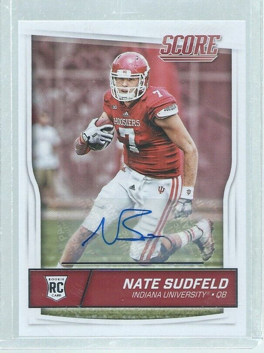 NATE SUDFELD 2016 PANINI SCORE AUTO RC #340