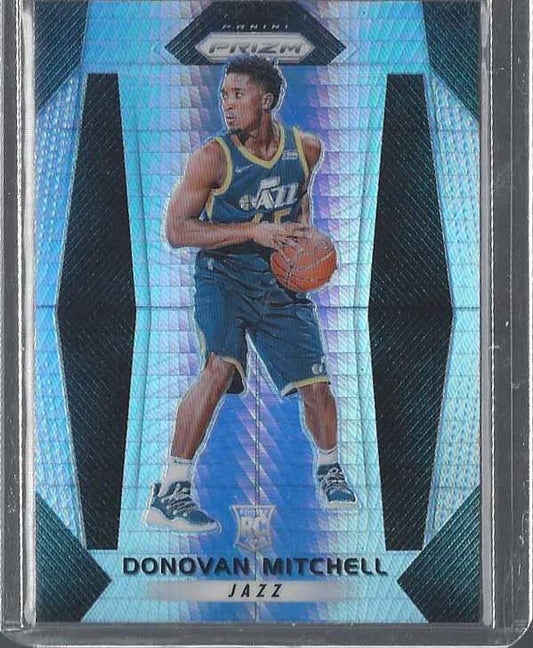 DONOVAN MITCHELL 2017-18 PANINI PRIZM HYPER PRIZMS ROOKIE RC #117