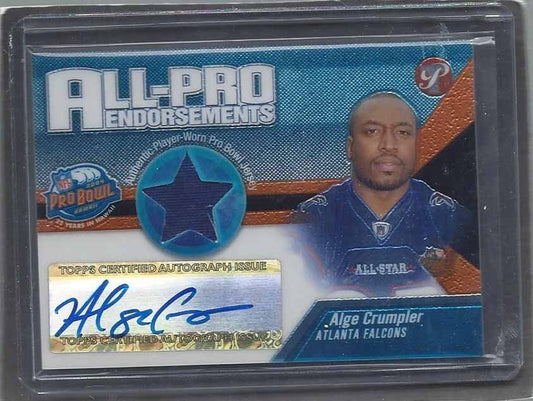 ALGE CRUMPLER 2004 TOPPS PRISTINE ALL PRO BOWL ENDORSEMENTS JERSEY AUTO