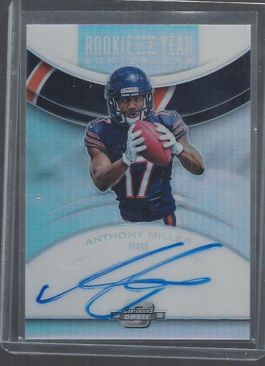 ANTHONY MILLER 2018 CONTENDERS OPTIC ROOKIE OF THE YEAR ON CARD AUTO RC