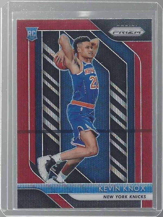 KEVIN KNOX 2018-19 PANINI PRIZM RUBY WAVE RED ROOKIE PRIZMS RC #217