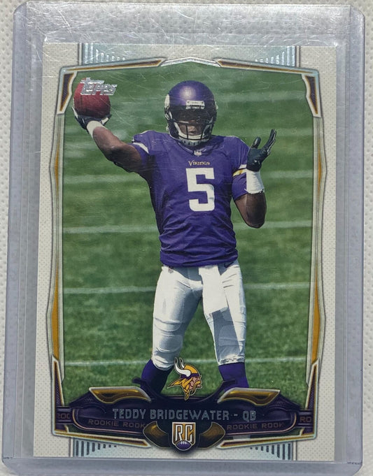 TEDDY BRIDGEWATER 2014 TOPPS TRUE ROOKIE RC #367