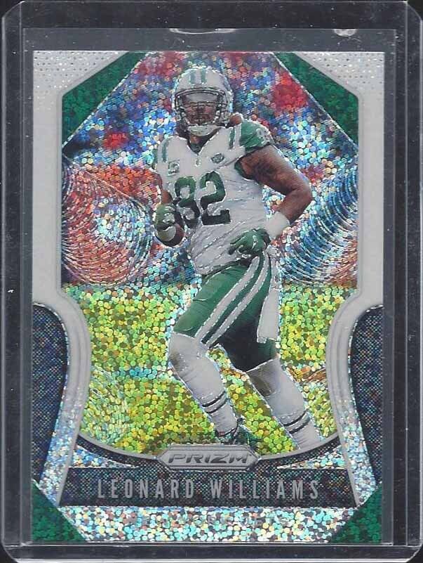 LEONARD WILLIAMS 2019 PANINI PRIZM WHITE SPARKLE PRIZMS SSP #30