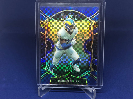JORDAN FULLER 2020 PANINI SELECT BLUE CHECKERBOARD PRIZM RC ROOKIE #D 42/175