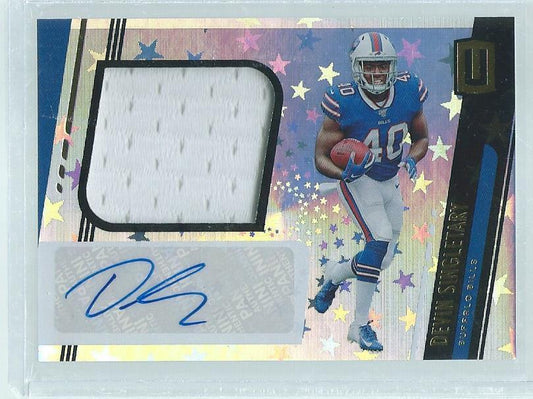 DEVIN SINGLETARY 2019 PANINI UNPARALLELED JERSEY AUTO ASTRAL RC #D 29/150