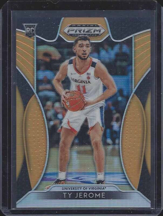 TY JEROME 2019 PANINI PRIZM ORANGE PRIZMS ROOKIE RC #D 39/149