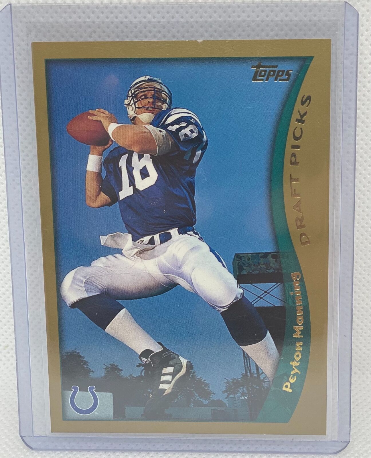 PEYTON MANNING 1998 TOPPS TRUE ROOKIE RC #165