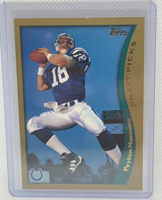 PEYTON MANNING 1998 TOPPS TRUE ROOKIE RC #165