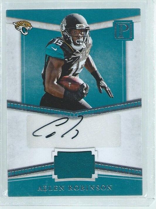 ALLEN ROBINSON 2017 PANINI PANTHEON JERSEY AUTO #D 11/49
