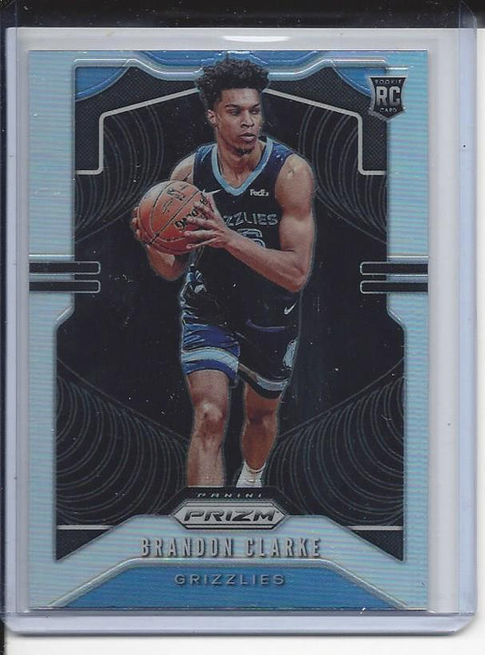 BRANDON CLARKE 2019-20 PANINI PRIZM SILVER ROOKIE PRIZMS SSP RC #266