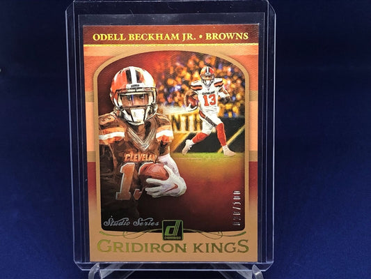 ODELL BECKHAM JR 2019 PANINI GRIDIRON KINGS STUDIO SERIES BRONZE #D 20/100