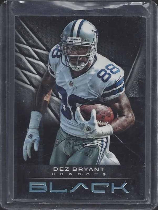 DEZ BRYANT 2012 PANINI BLACK PLATINUM BLUE BASE #D 6/25