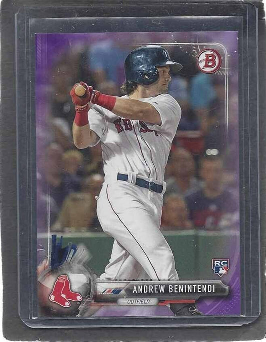 ANDREW BENINTENDI 2017 BOWMAN PURPLE ROOKIE RC #D 209/250