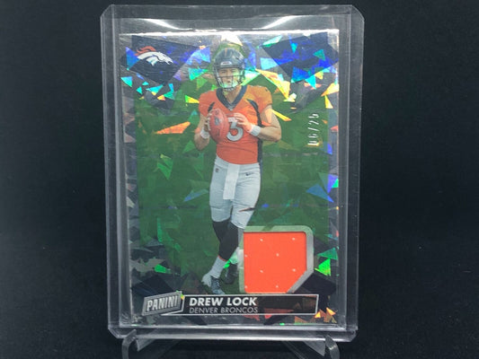 DREW LOCK 2019 PANINI DAY CRACKED ICE JERSEY RC #D 6/25
