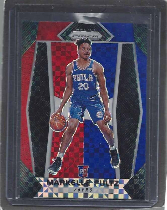 MARKELLE FULTZ 2017-18 PANINI PRIZM RED WHITE BLUE PRIZMS ROOKIE RC #1