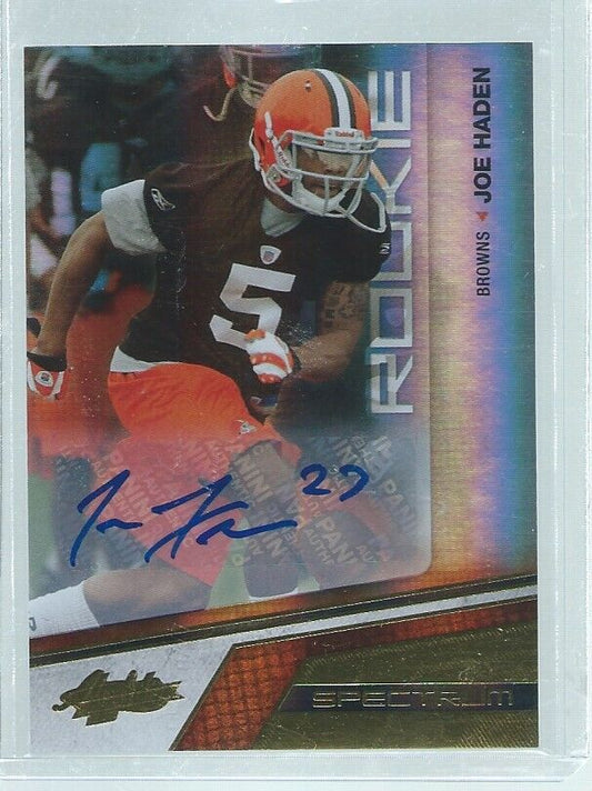 JOE HADEN 2010 PANINI ABSOLUTE SPECTRUM AUTO HOLO RC #D 135/199