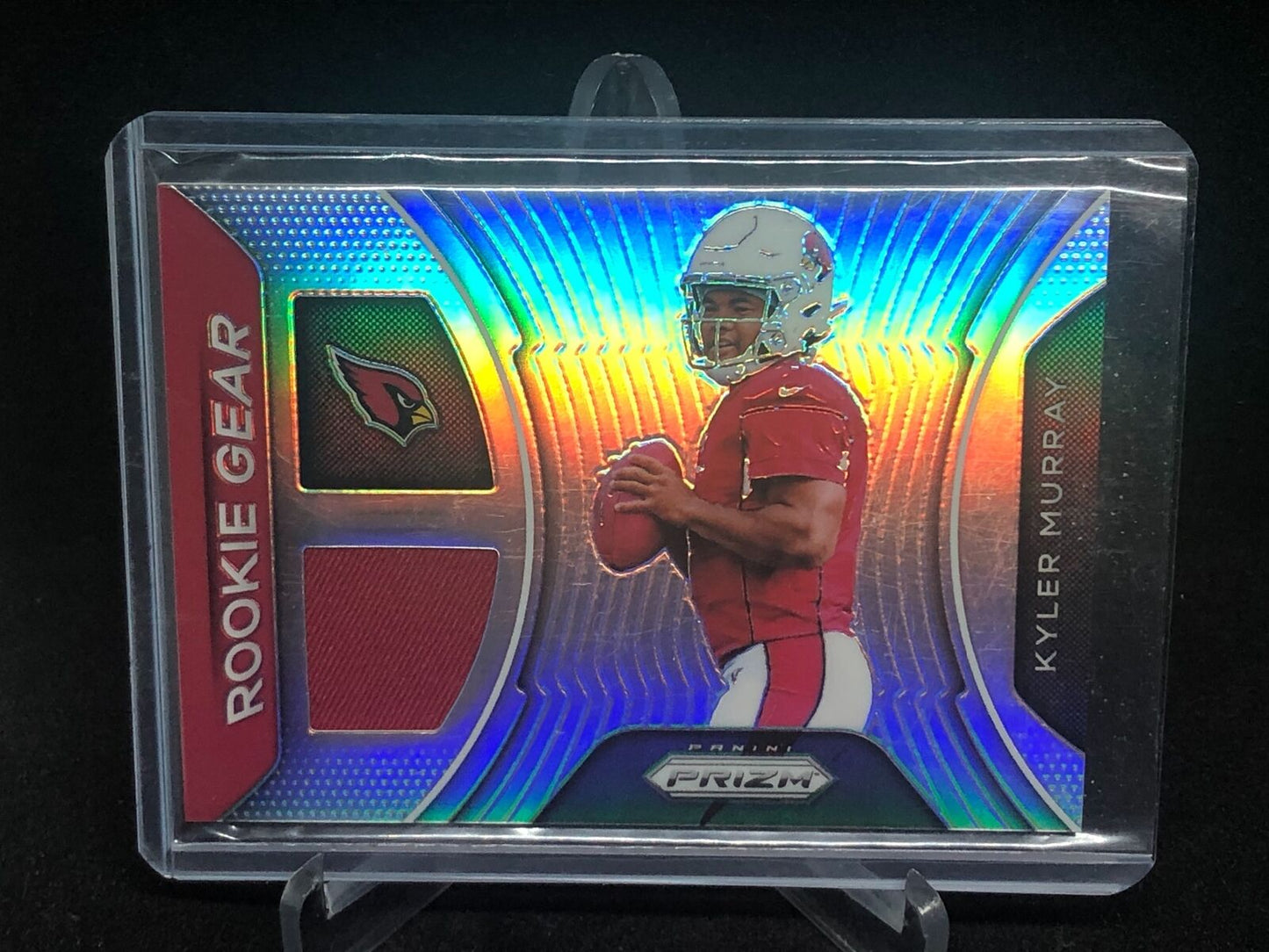 KYLER MURRAY 2019 PANINI PRIZM SILVER ROOKIE GEAR JERSEY RC