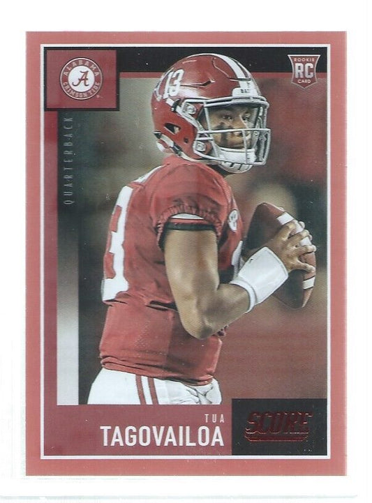 TUA TAGOVAILOA 2020 SCORE RED ROOKIE RC SP #369