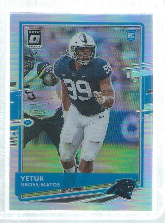 YETUR GROSS-MATOS 2020 DONRUSS OPTIC SILVER HOLO RC #113