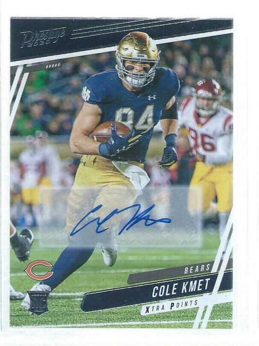 COLE KMET 2020 PANINI PRESTIGE XTRA POINTS AUTO RC #224