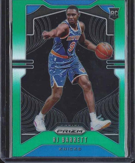 RJ BARRETT 2019-20 PANINI PRIZM GREEN ROOKIE PRIZMS RC #250