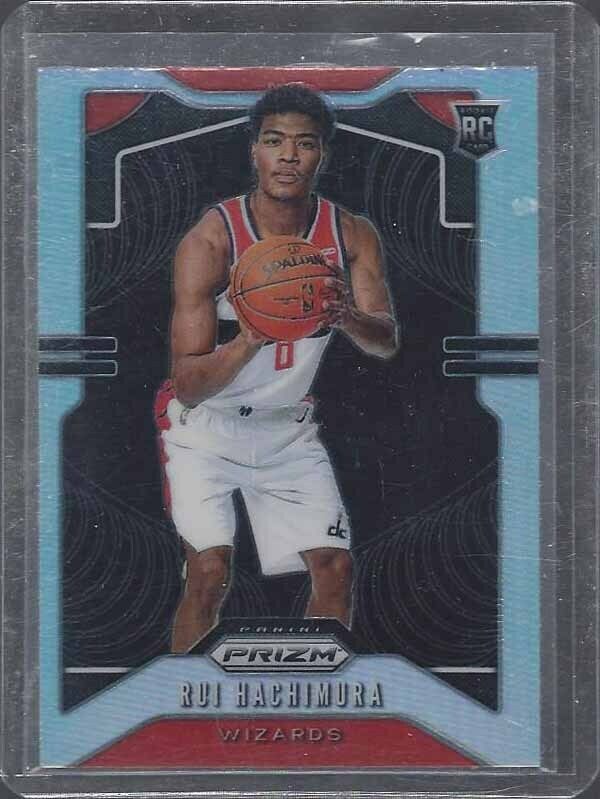 RUI HACHIMURA 2019-20 PANINI PRIZM SILVER PRIZMS SSP RC #255