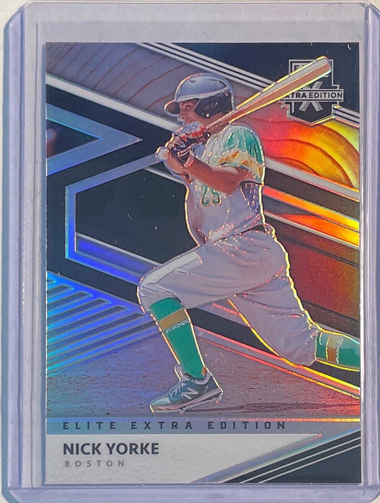NICK YORKE 2020 PANINI ELITE EXTRA EDITION PROSPECT SILVER PRIZM #17