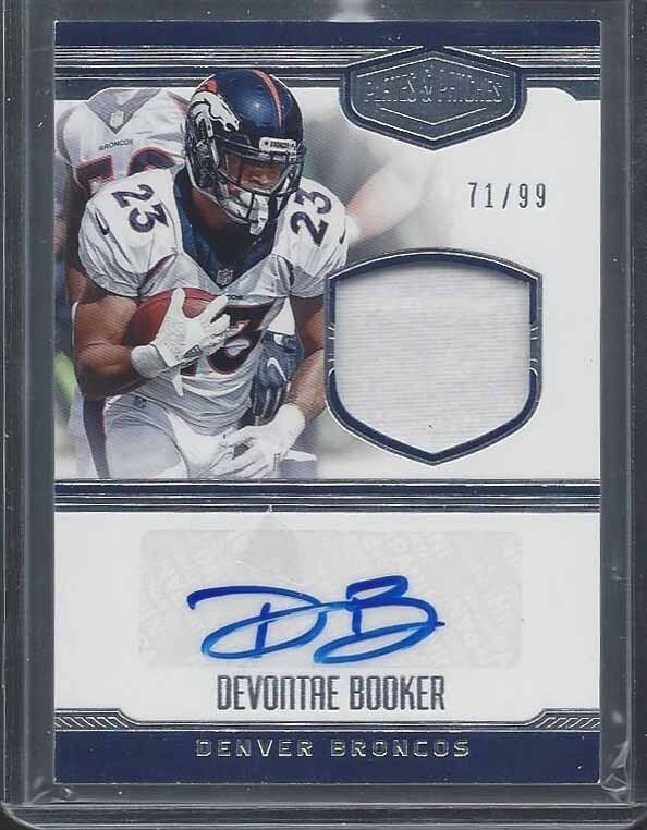 DEVONTAE BOOKER 2016 PLATES & PATCHES RPA ROOKIE PATCH AUTO RC #D /99