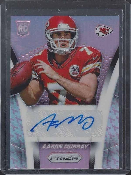 AARON MURRAY 2014 PANINI PRIZM PINK BCA PRIZMS ROOKIE AUTO RC #D 13/100