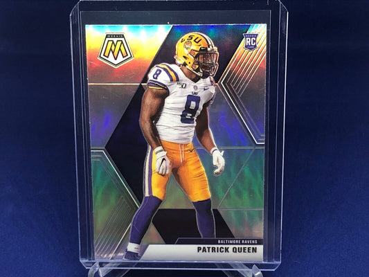 PATRICK QUEEN 2020 PANINI MOSAIC SILVER PRIZM RC ROOKIE # 249