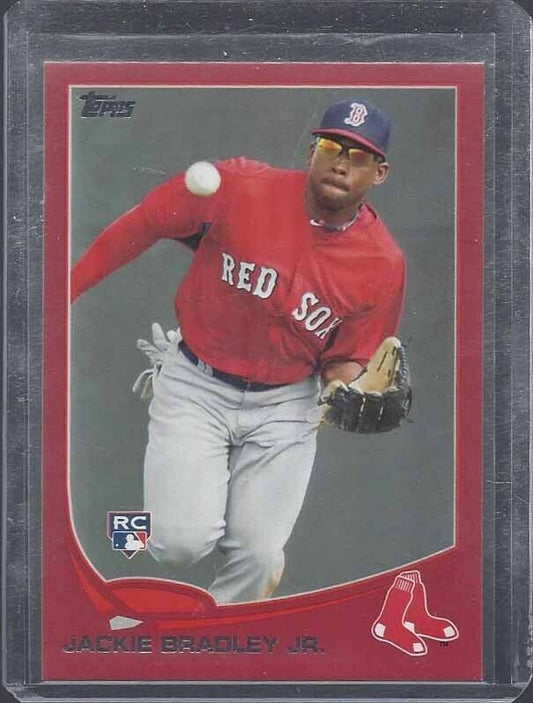 JACKIE BRADLEY JR 2013 TOPPS TARGET RED SSP RARE ROOKIE RC #382