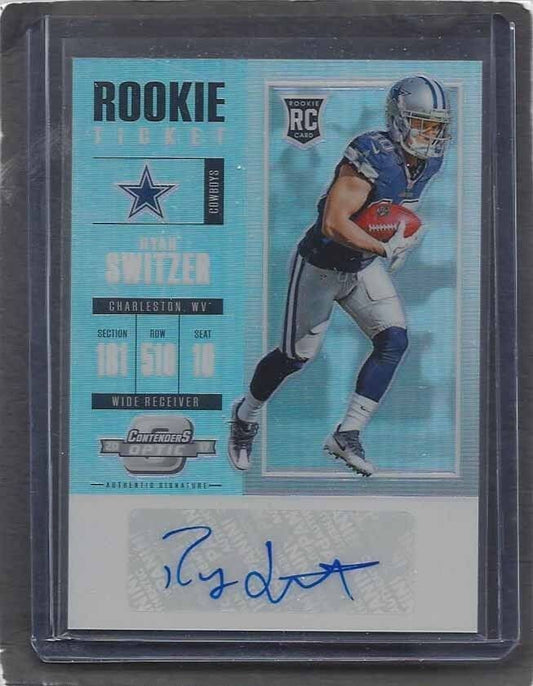 RYAN SWITZER 2017 PANINI CONTENDERS OPTIC ROOKIE AUTO RC #151