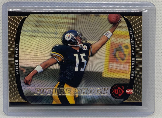 HINES WARD 1998 UPPER DECK UD3 FUTURE SHOCK TRUE ROOKIE RC #209