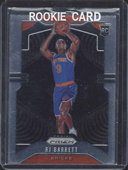 RJ BARRETT 2019-20 PANINI PRIZM SSP RARE PHOTO VARIATION PRIZMS RC #250