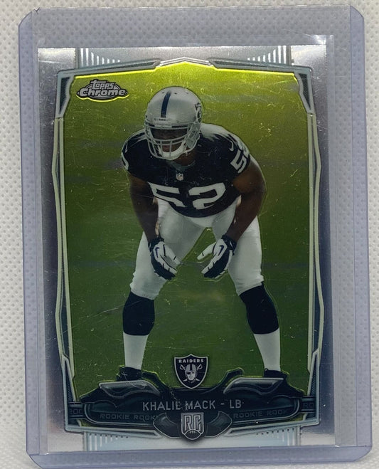 KHALIL MACK 2014 TOPPS CHROME TRUE ROOKIE RC #184