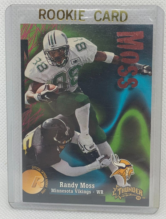 RANDY MOSS 1998 SKYBOX THUNDER TRUE ROOKIE RC #242