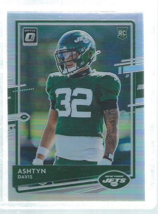 ASHTYN DAVIS 2020 DONRUSS OPTIC SILVER HOLO RC #145