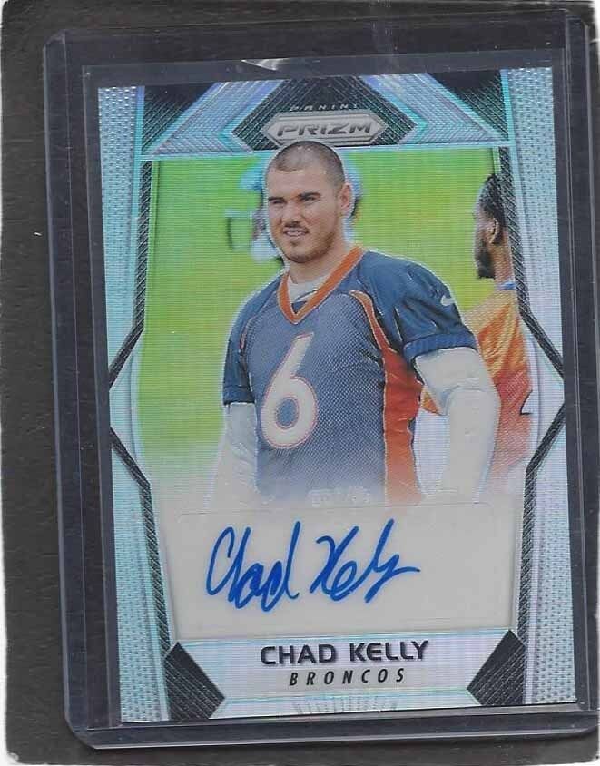 CHAD KELLY 2017 PANINI PRIZM SILVER PRIZMS BRONCOS ROOKIE AUTO RC