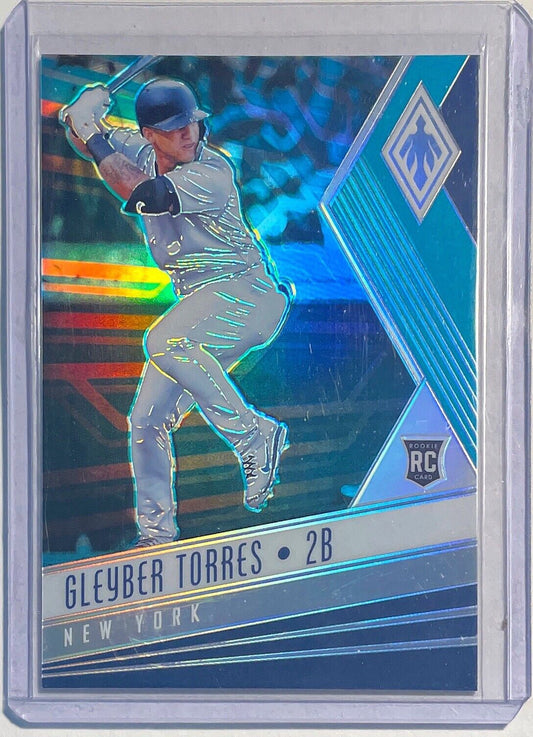 GLEYBER TORRES 2018 PANINI PHOENIX TEAL PRIZM ROOKIE RC #D 161/299