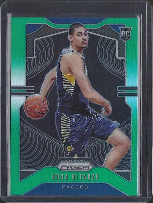 GOGA BITADZE 2019-20 PANINI PRIZM GREEN ROOKIE PRIZMS RC #264