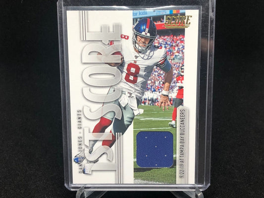 DANIEL JONES 2020 SCORE 1ST SCORE JERSEY RELIC