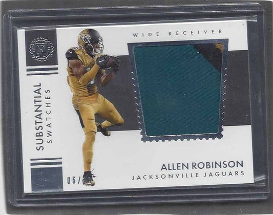 ALLEN ROBINSON 2016 ENCASED SUBSTANTIAL SWATCHES JUMBO 3 COLOR PATCH #D 6/10