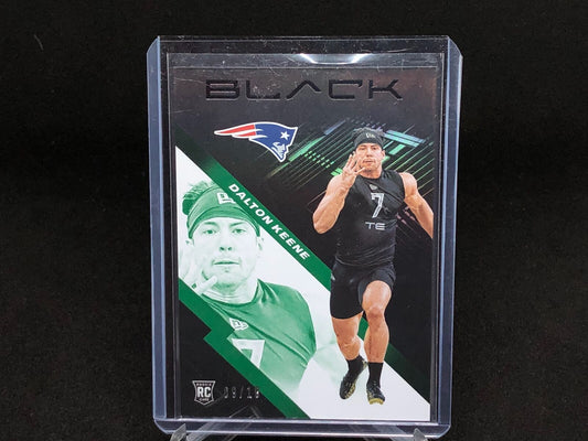 DALTON KEENE 2020 PANINI BLACK PATRIOTS ROOKIE RC #D 9/10