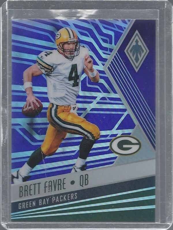 BRETT FAVRE 2017 PANINI PHOENIX PURPLE HOLO PRIZM #D 60/149
