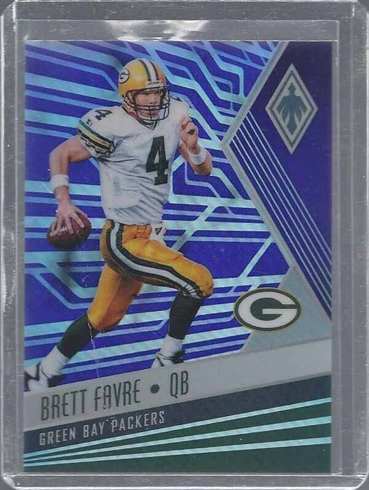 BRETT FAVRE 2017 PANINI PHOENIX PURPLE HOLO PRIZM #D 60/149